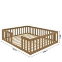 Ver imagem 3 de Cama Queen Montessoriana Nogueira