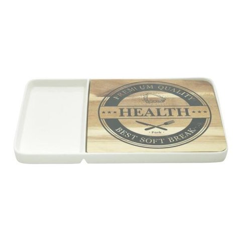 Conjunto para Queijo Bon Gourmet, Madeira, 2Pçs - 26790