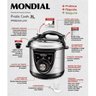 Panela de Pressão Elétrica Pratic Cook Premium da Mondial, 700W, 3 Litros, Acabamento em Aço - 7