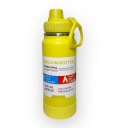 Ver imagem 1 de Garrafa Térmica Tr-017 800ml - Duplamente Isolada a Vácuo, Base Emborrachada Anti Derrapante:Amarelo