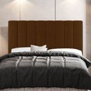 Ver imagem 2 de Cabeceira Cama Box Casal King Size Cora 195cm Suede Terracota - Desk Design