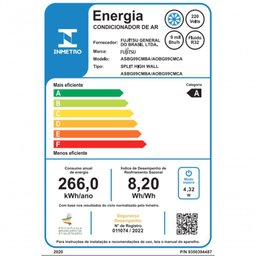Ar Condicionado Split Hi Wall Fujitsu Inverter Airstage Premium 9.000 Btus Frio 220v R-32 - 5