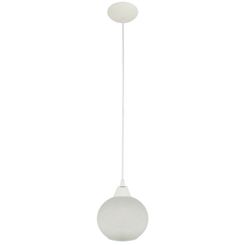 Pendente Branco com Bola Americana Pequena Fosca Art Pop