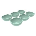 Ver imagem 1 de Conjunto 6 Potes de Sobremesa Doces 265ml Plástico Verde Menta Trio Crippa