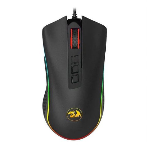 Mouse Gamer 10000DPI Cobra LED RGB Redragon M711