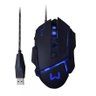 Mouse Gamer Mouse 3200 Dpi Preto Usb Warrior - MO261 - 1