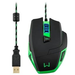 Mouse Multilaser Warrior Gamer 3200DPI - MO245 - 1