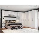 Ver imagem 1 de Guarda-Roupa com Cabeceira Casal 14 Portas Star Poliman Móveis