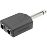 Adaptador Plug P10 Mono para 2x Jack J10 Mono Adap0025 Storm - 1