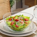 Ver imagem 3 de Conjunto 6 Potes de Sobremesa 265ml Tigela Redonda 2,3l Plástico Transparente Doces Saladas