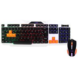 Kit Teclado e Mouse Gamer Usb Combo Ice Tm300 Oex - 1