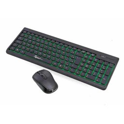 Kit Teclado e Mouse Wireless Iluminado Knup KP-2012 - 4