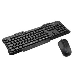 Kit Teclado e Mouse USB Preto Discover Newlink - 1