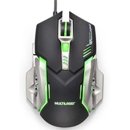Mouse Gamer 2400DPI 6 botões preto/grafite MO269 - 1 Mouse Gamer 2400DPI 6 botões preto/grafite MO269 - 1