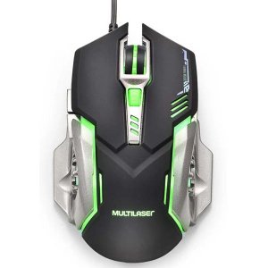 Mouse Gamer 2400DPI 6 botões preto/grafite MO269