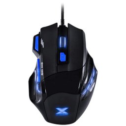 MOUSE GAMER VX GAMING BLACK WIDOW 2400 DPI AJUSTAVEL E 06 BOTÕES PRETO COM AZUL USB - GM104 - 11