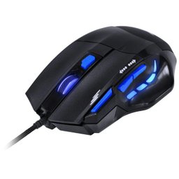 MOUSE GAMER VX GAMING BLACK WIDOW 2400 DPI AJUSTAVEL E 06 BOTÕES PRETO COM AZUL USB - GM104 - 5