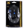 MOUSE GAMER VX GAMING BLACK WIDOW 2400 DPI AJUSTAVEL E 06 BOTÕES PRETO COM AZUL USB - GM104 - 10
