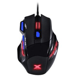 MOUSE GAMER VX GAMING BLACK WIDOW 2400 DPI AJUSTAVEL E 06 BOTÕES PRETO COM AZUL USB - GM104 - 3
