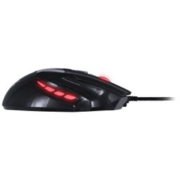 MOUSE GAMER VX GAMING BLACK WIDOW 2400 DPI AJUSTAVEL E 06 BOTOES PRETO COM VERMELHO USB - GM102 - 8