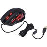 MOUSE GAMER VX GAMING BLACK WIDOW 2400 DPI AJUSTAVEL E 06 BOTOES PRETO COM VERMELHO USB - GM102 - 6