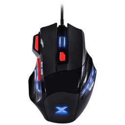 MOUSE GAMER VX GAMING BLACK WIDOW 2400 DPI AJUSTAVEL E 06 BOTOES PRETO COM VERMELHO USB - GM102 - 2