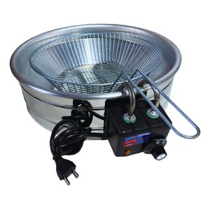Fritadeira Elétrica Tacho Industrial Inox Redonda 7l Fritura
