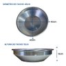 Fritadeira Elétrica Tacho Industrial Inox Redonda 7l Fritura - 4