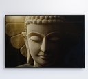 Ver mais imagens de Quadro Buda Face - 90x60 Cm - Vidro Impresso