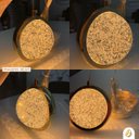 Ver imagem 4 de Pendente Bolinha Urano Cristal Dourado 7w Led 3200k Branco Quente Bivolt