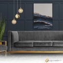 Ver imagem 2 de Pendente Bolinha Urano Cristal Dourado 7w Led 3200k Branco Quente Bivolt