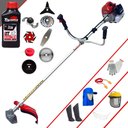Ver imagem 1 de Roçadeira Profissional Robusta Kawashima Bcj620l 62cc 10.000rpm 8 em 1 + Epi + Óleo Toyama