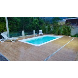 Borda Atérmica Piscina 50x20x1,5cm Malibu Cinza - Areia de Quartzo - 3