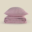Ver imagem 1 de Kit Colcha Flower Rosa - A\casa Kit Colcha Flower Rosa Queen - A\casa