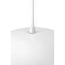 Pendente Alumínio Meia Esfera 30cm Branco c/ Cobre Duplo na Canopla Retangular de 45cm Preta - 3