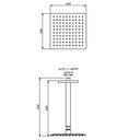 Ver imagem 4 de Ducha para Banheiro Teto Cubit Meber Metais