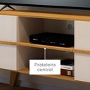 Ver mais imagens de Rack Bancada Vila para TV até 65 Polegadas - Cinamomo Off White - Madetec