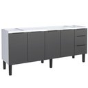 Ver imagem 1 de Gabinete para Cozinha Aço Jupiter 1,92m Preto para Pia de 2,00m - P101713 - Cozimax Gabinete para Co