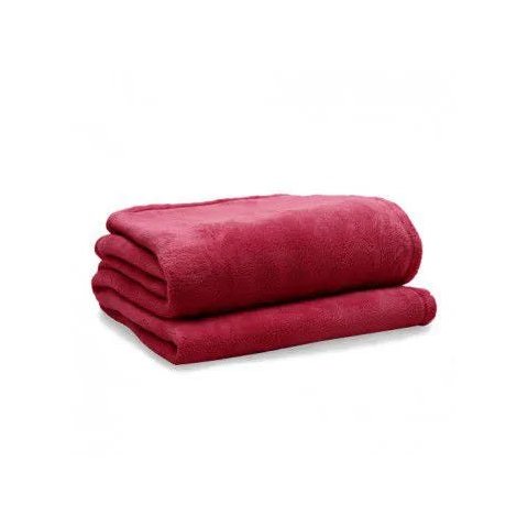 Manta Softfleece Vermelha - Queen