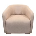 Ver imagem 1 de Tecido Boucle Poltrona Decorativa Julia Rosa Chá - Dominic Dominic Decor