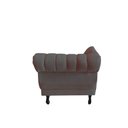 Ver imagem 7 de Recamier Decorativo Divã Amsterdã 147cm Lado Esquerdo Couro Marrom