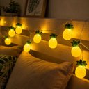 Ver imagem 5 de Varal de Luz Cordao Luminoso LED Abacaxi 10 Luzes Interna Externa Decoracao Festa Eventos Quarto Sal
