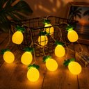 Ver imagem 2 de Varal de Luz Cordao Luminoso LED Abacaxi 10 Luzes Interna Externa Decoracao Festa Eventos Quarto Sal