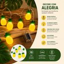 Ver imagem 6 de Varal de Luz Cordao Luminoso LED Abacaxi 10 Luzes Interna Externa Decoracao Festa Eventos Quarto Sal