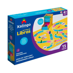 Jogo de Tabuleiro Aprendendo Libras Xalingo - 3