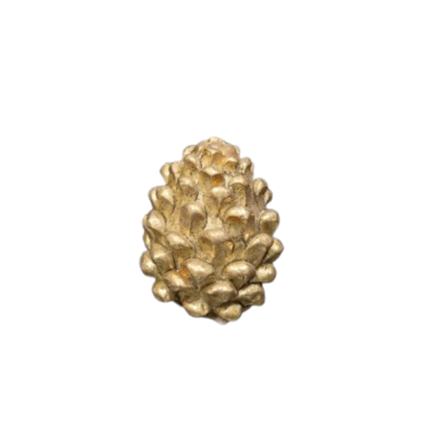 Pinha Decorativa Dourada P