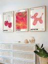 Ver imagem 1 de Kit 3 Quadros Decorativos Felicidade, Euforia e Inspiração