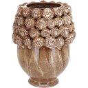 Ver imagem 1 de Vaso Decorativo Enfeite Casa Cerâmica 28x21x21cm Amarelo