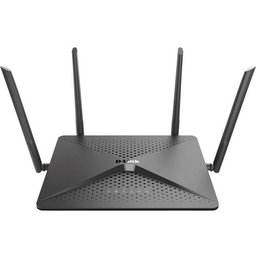 Roteador Wireless D-Link Ultimate 4 Ant 2600Mbps Dir-882 Preto - 2 Roteador Wireless D-Link Ultimate 4 Ant 2600Mbps Dir-882 Preto - 2