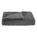Ver imagem 2 de Peseira Flannel Corduroy Casal 1,94 X 0,80 Titânio Niazitex